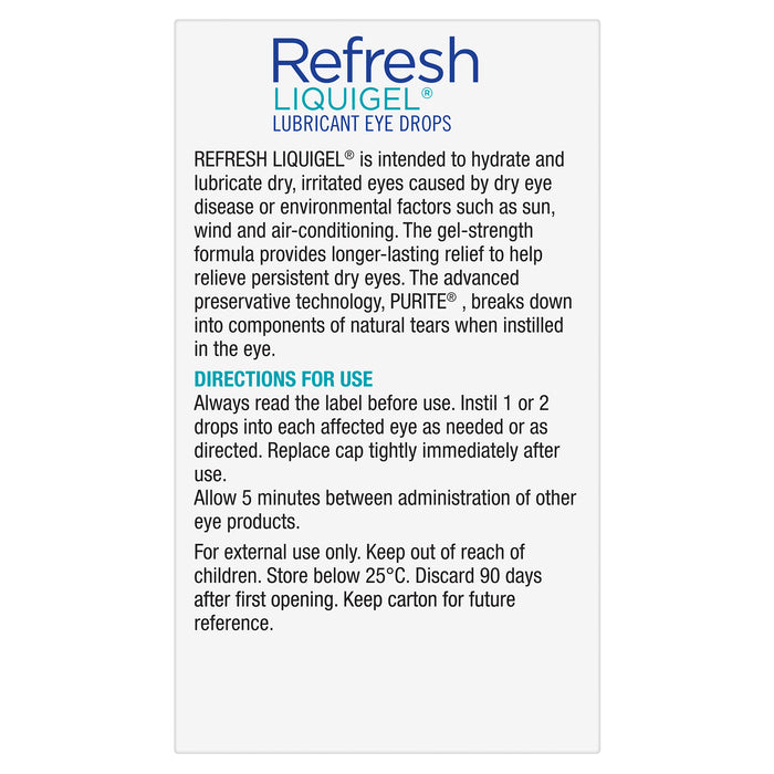 Refresh Liquigel Eye Drops 15ml.
