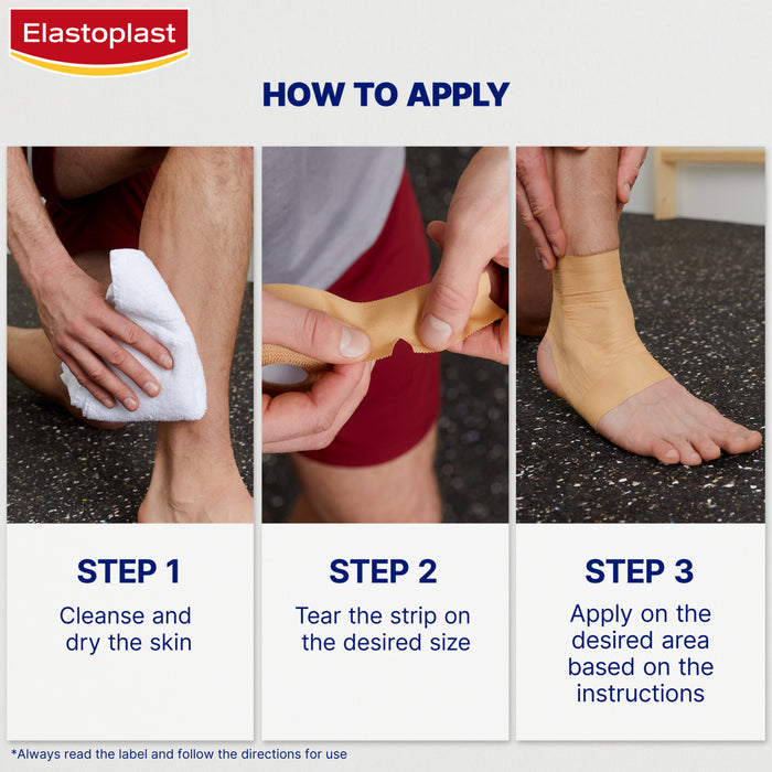 Elastoplast Rigid Strapping Tape Tan 25mm x 10m.