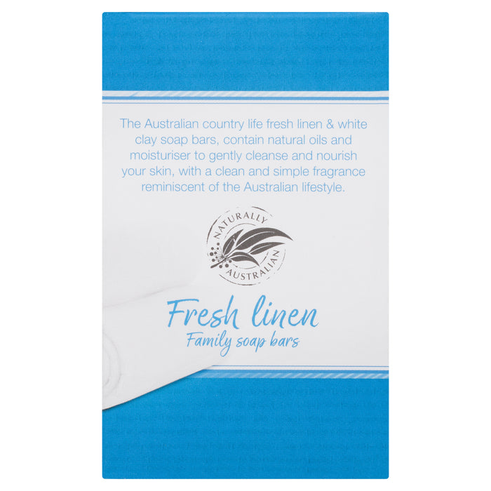 Country Life Soap Fresh Linen 5pk.