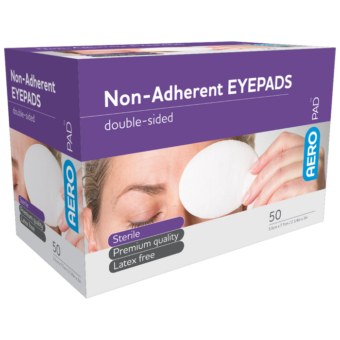 Aero Non-Adherent Double Sided Eyepad 5.5cm X 7.7cm 1 Piece