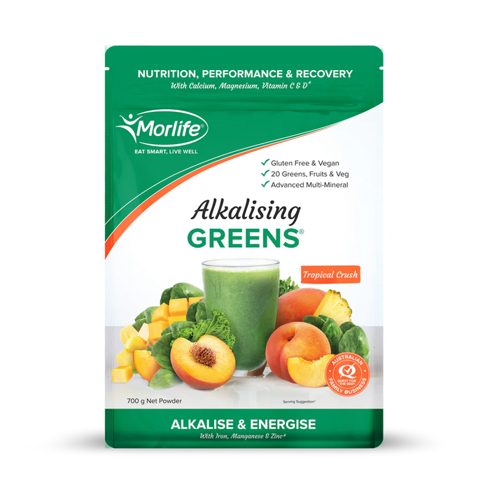 Morlife Alkalising Greens Tropical Crush 700g