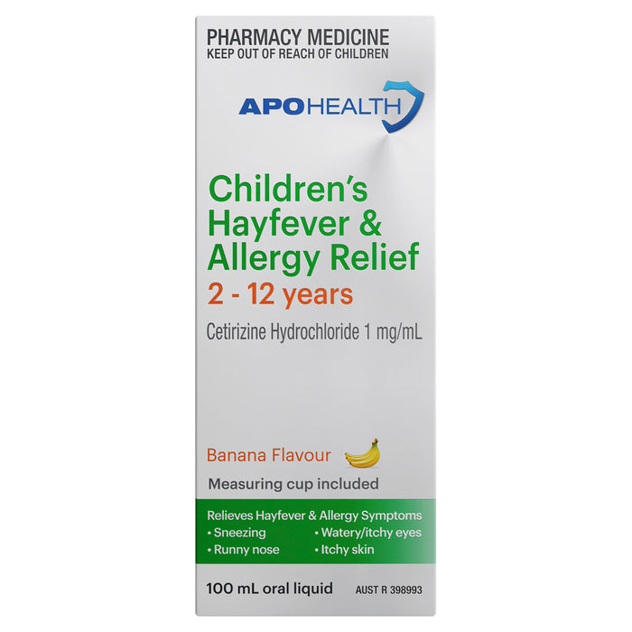 APO Child Hayfever & Allergy Relief 100ml.
