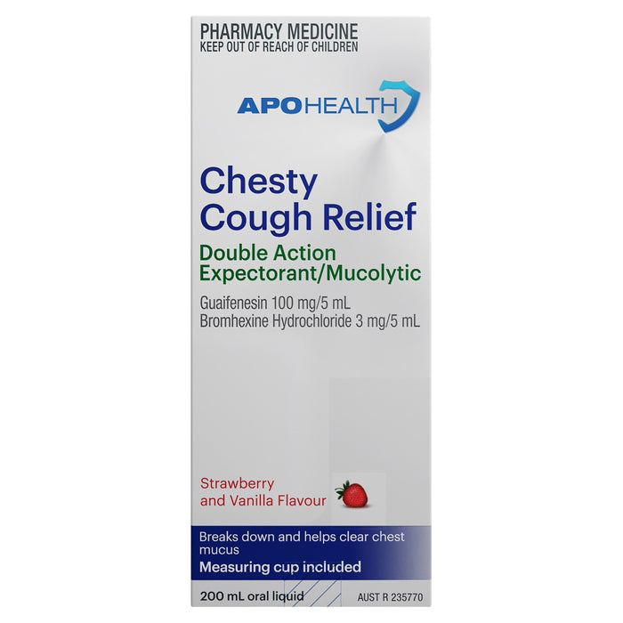 APO Chesty Cough Relief 200ml.