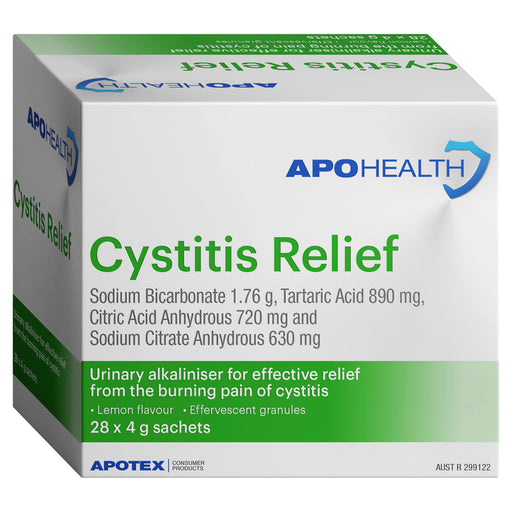 APO Cystitis Relief 4g Sachets 28.