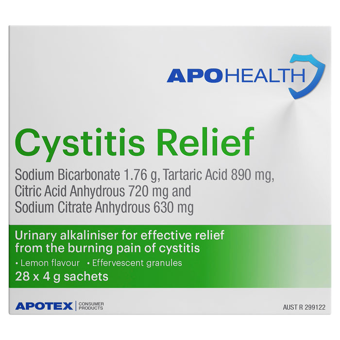 APO Cystitis Relief 4g Sachets 28.