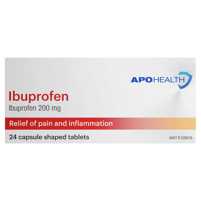 APO Ibuprofen 200mg 24 Tablets.