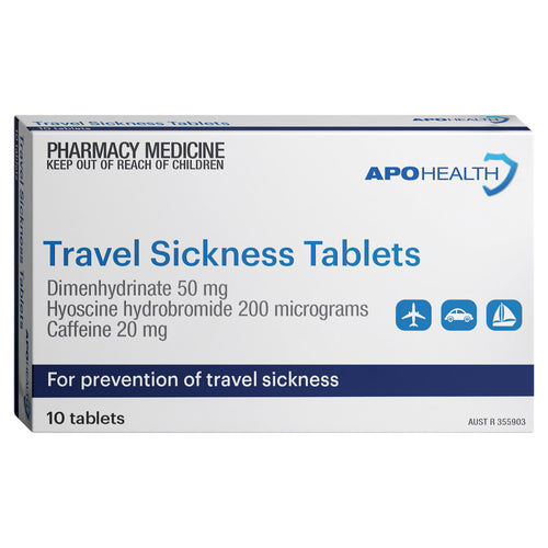 APO Travel Sickness 10 Tablets
