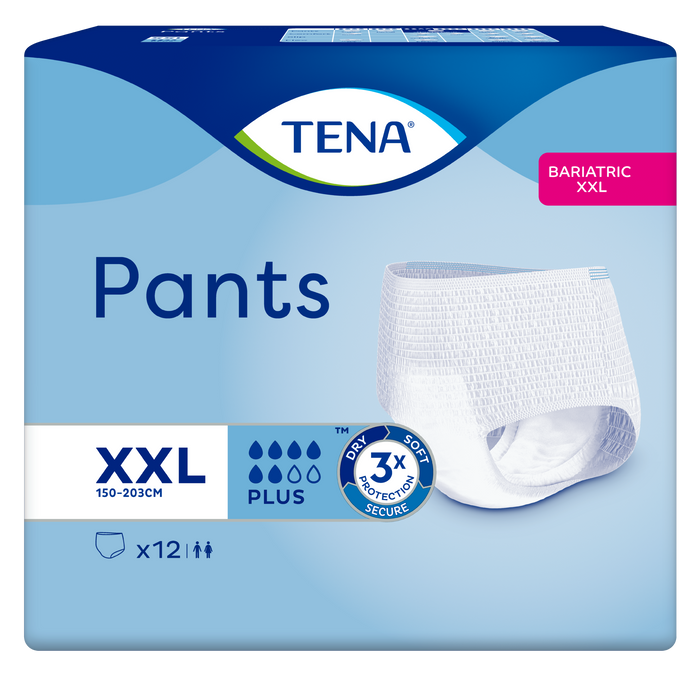 TENA Pant Plus XXL 12 Pack