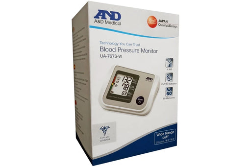 A&D Medical Digital Blood Pressure Monitor UA767SW.