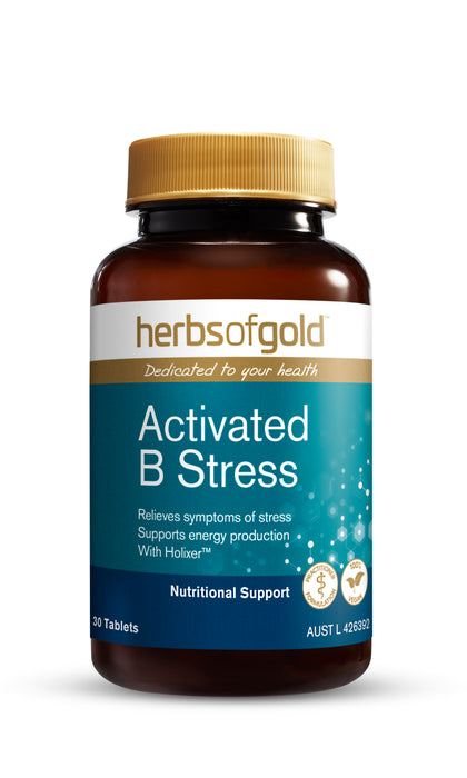 Herbs Of Gold Activated B Stress 30 Capsules