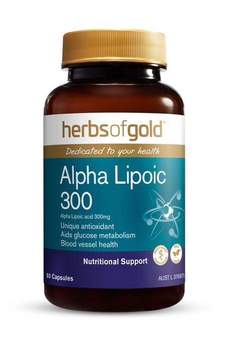 Herbs Of Gold Alpha Lipoic 300 60 Capsules