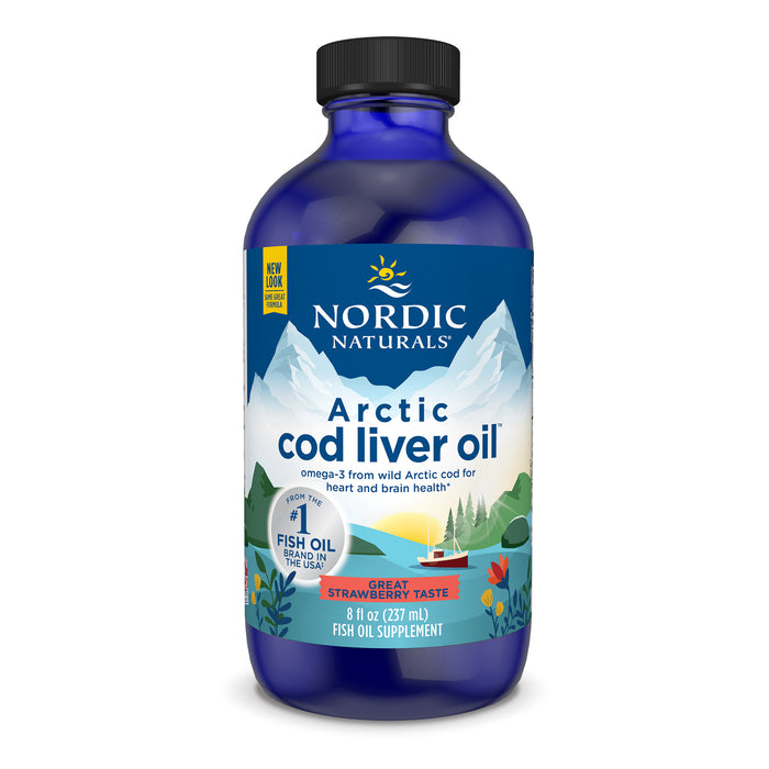Nordic Naturals Artic Cod Liver Oil 237ml Strawberry Flavour
