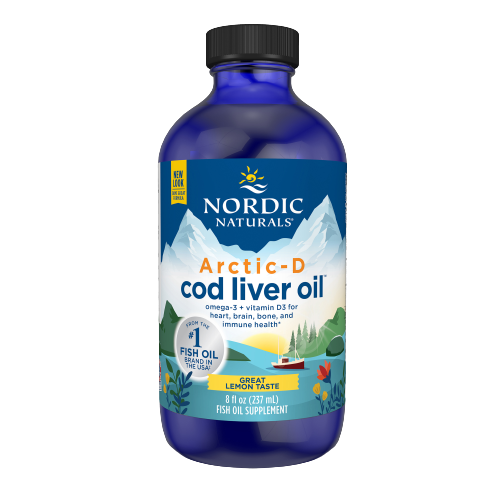 Nordic Natrurals Artic-D Cod Liver Oil 237ml Lemon Flavour