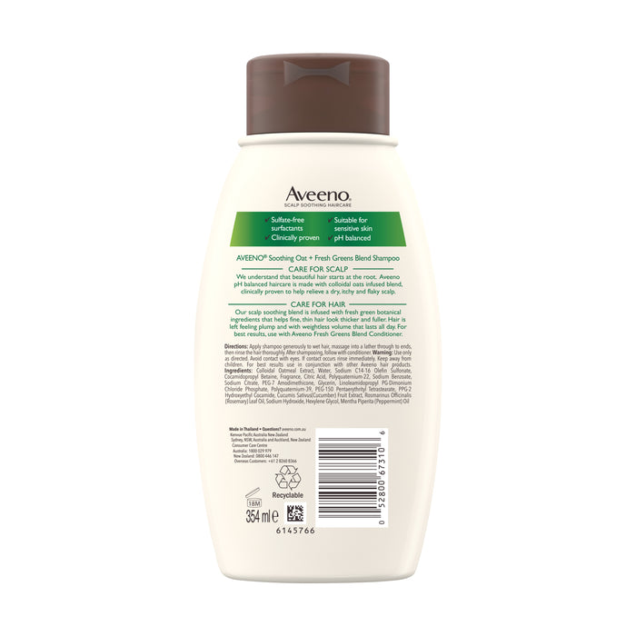 Aveeno Fresh Greens Blend Shampoo 354ml