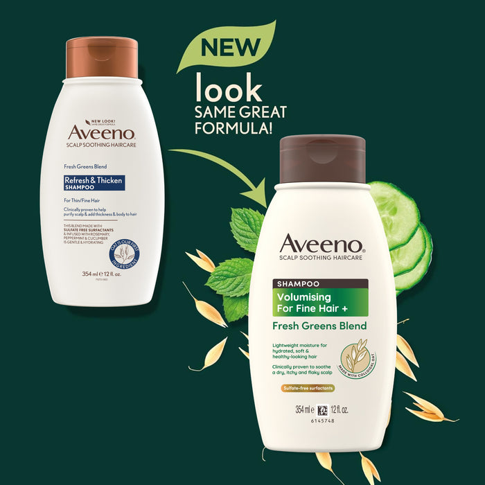 Aveeno Fresh Greens Blend Shampoo 354ml