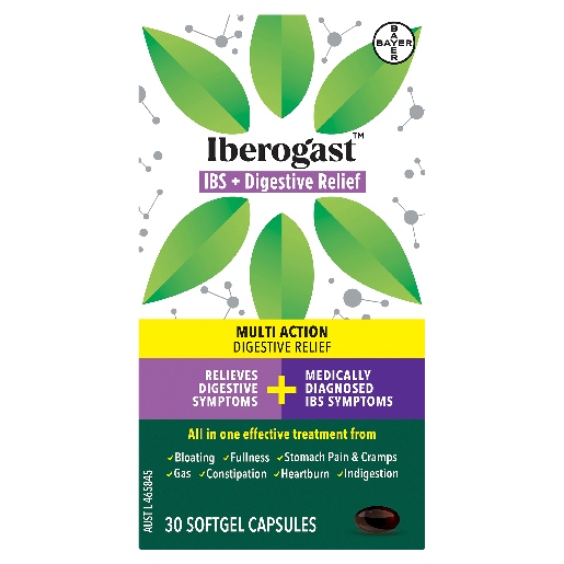 Iberogast IBS & Digestive Relief 30 Softgel Capsules