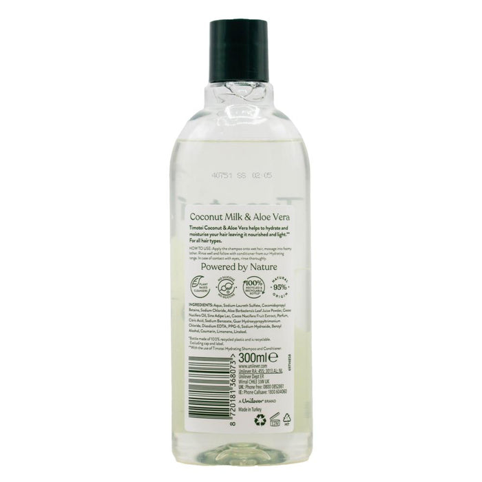 Timotei Shampoo Hydrating Coconut Milk & Aloe Vera 300ml