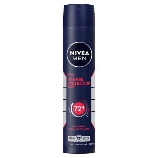 NIVEA MEN Intense Protection Sport Anti-Perspirant Aerosol 250ml.