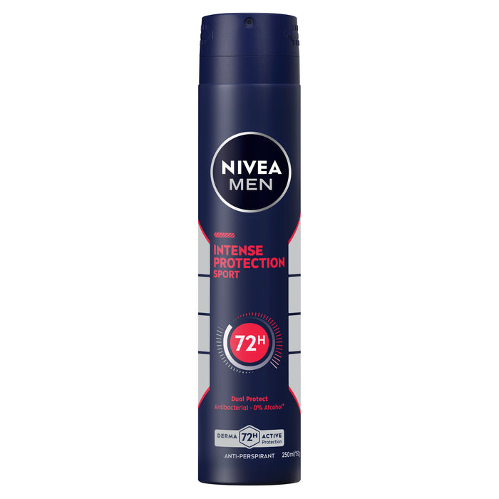 NIVEA MEN Intense Protection Sport Anti-Perspirant Aerosol 250ml.