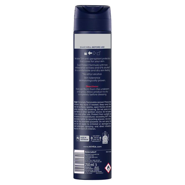 NIVEA MEN Intense Protection Sport Anti-Perspirant Aerosol 250ml.