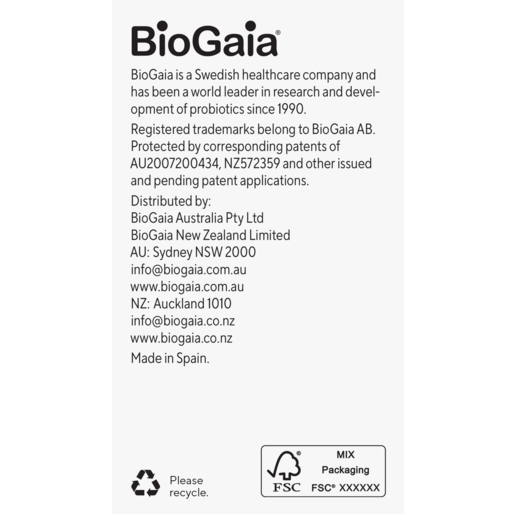BioGaia Gastrus Pure Action Probiotic 60caps.
