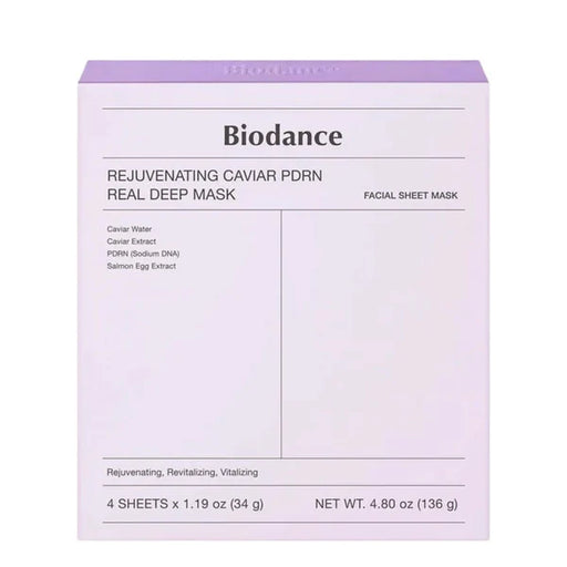 Biodance Rejuvenating Caviar PDRN Real Deep Mask Box 4pcs.
