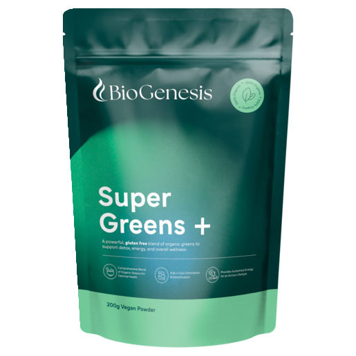 BioGenesis Australian Organic Super Greens Plus Powder 200g