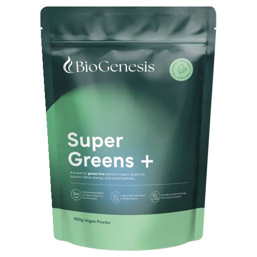 BioGenesis Australian Organic Super Greens Plus Powder 450g