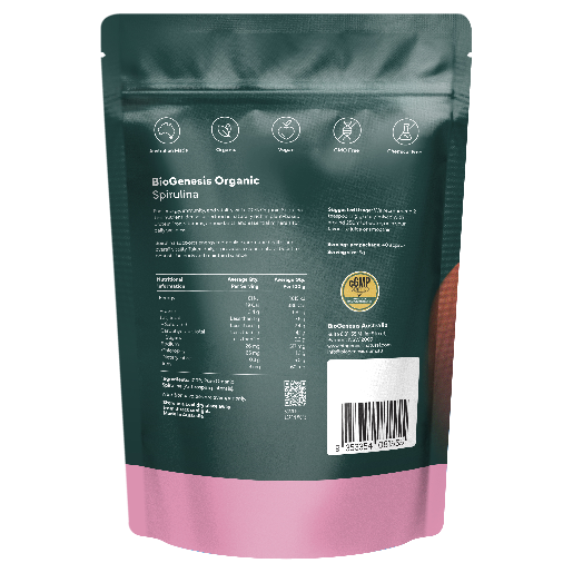 BioGenesis Organic Spirulina Powder 200g