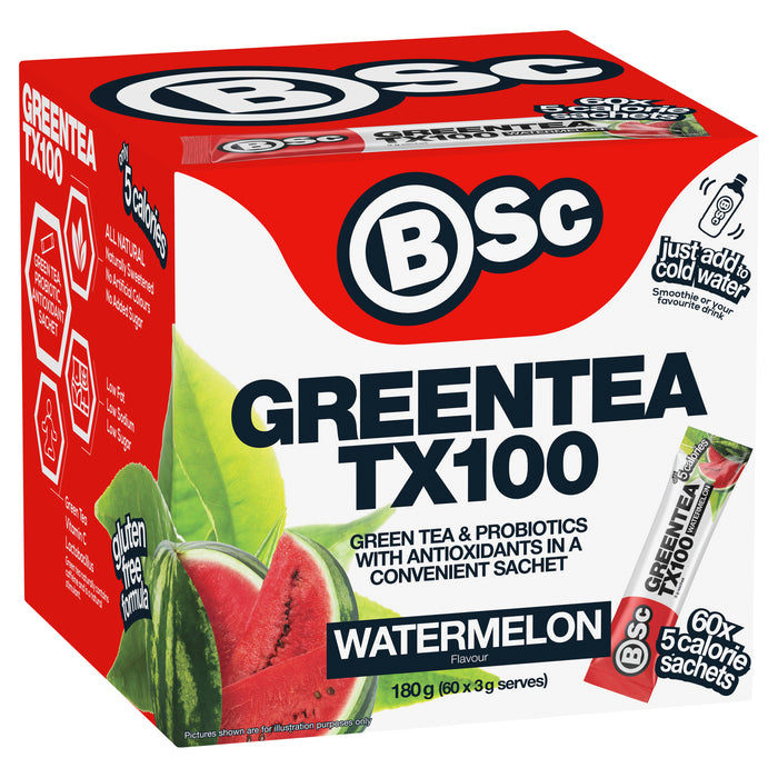 BSC Green Tea TX100 Watermelon 3g X 60