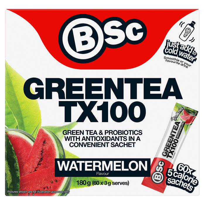 BSC Green Tea TX100 Watermelon 3g X 60