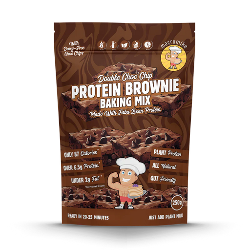 Macro Mike Protein Brownie Baking Mix Double Chocolate 250g.