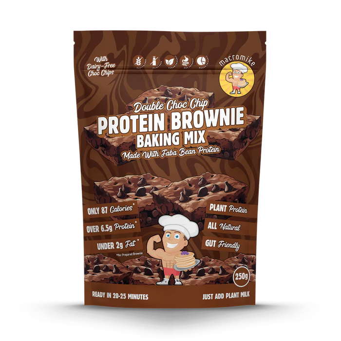 Macro Mike Protein Brownie Baking Mix Double Chocolate 250g.
