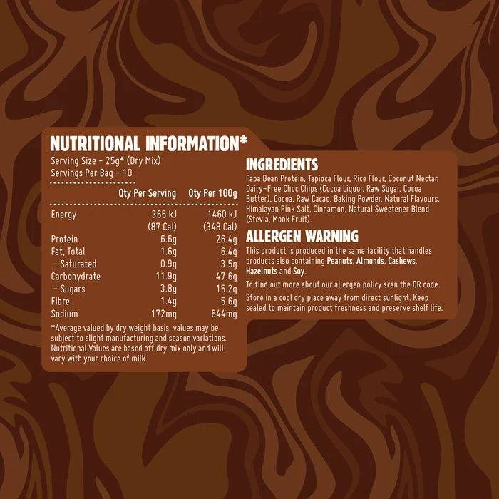 Macro Mike Protein Brownie Baking Mix Double Chocolate 250g.