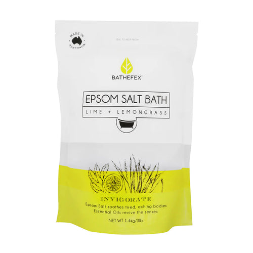 Bathefex Epsom Salt Lime + Lemongrass 1.4kg