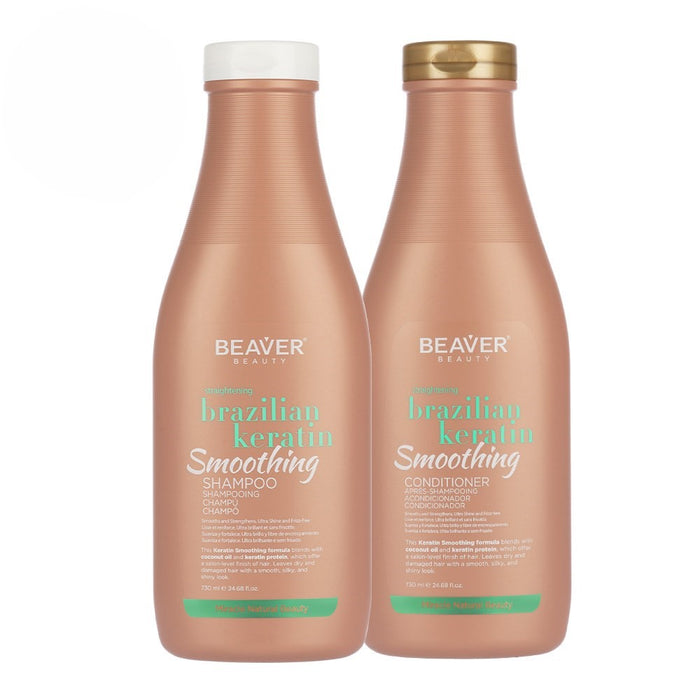 Beaver Brazilian Duo Shampoo 750ml+ Conditioner 750ml Pack
