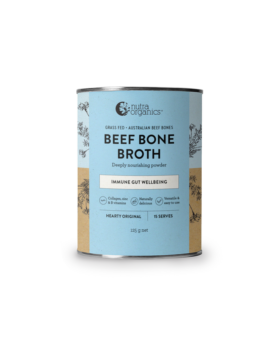 Nutra Organics Beef Bone Broth Hearty Original 125g