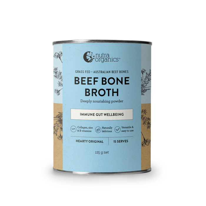 Nutra Organics Beef Bone Broth Hearty Original 125g