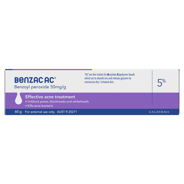 Benzac AC 5% Gel 60g