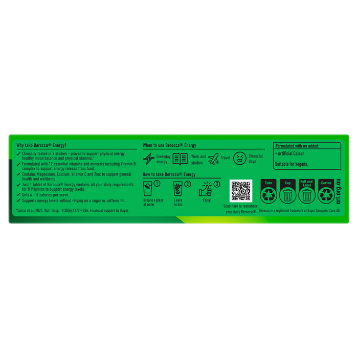 Berocca Energy Mango And Orange Effervescent Tablets 15