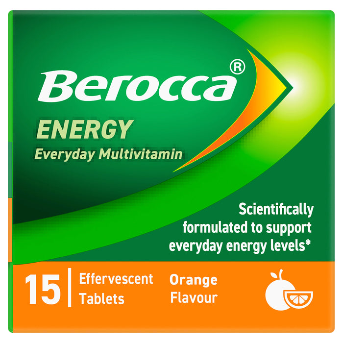 Berocca Energy Original Orange Effervescent Tablets 15
