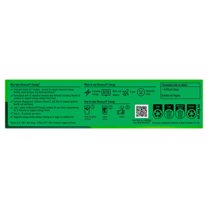 Berocca Energy Orange Effervescent Tablets 45