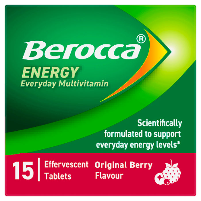 Berocca Energy Original Berry Effervescent Tablets 15