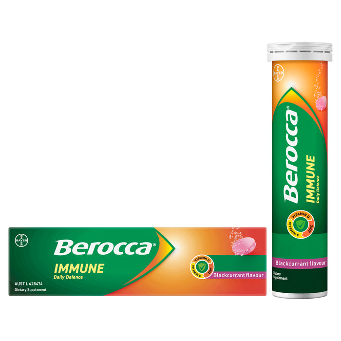 Berocca Immune Daily Defence Orange 15 Effervescent Tablets