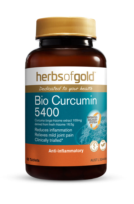 Herbs Of Gold Bio Curcumin 5400 60 Tablets