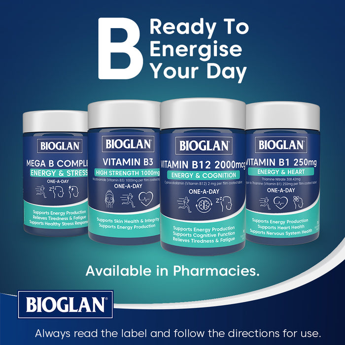 Bioglan Vitamin B12 2000mcg Energy & Cognition 90s.