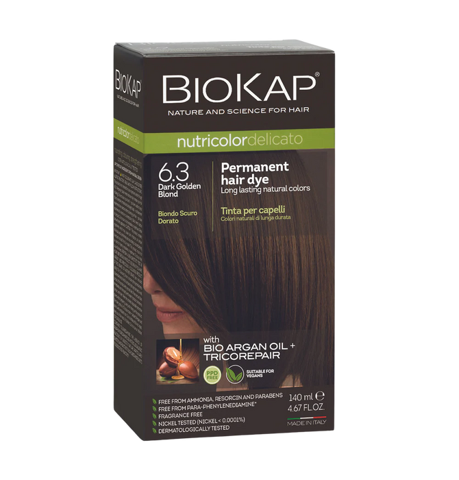 Biokap Nutricolor Delicato 6.3 Dark Golden Blond