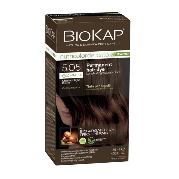 Biokap Nutricolor Delicato Rapid 5.05 Chestnut Brown