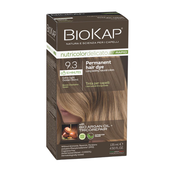 Biokap Nutricolor Delicato Rapid 9.3 Extra Light Golden Blond