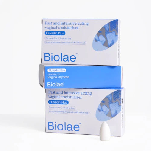 Biolae Fluvadin Plus Vaginal Moisturiser 10 Vaginal Ovules